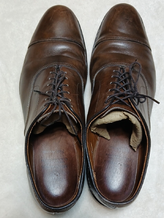 Allen Edmonds Park Avenue Leather Oxfords Dress Shoes Cap Toe Men Size 12 D main image 5